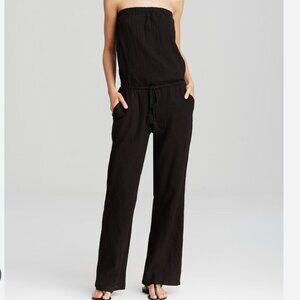 Soft Joie Betta Strapless Jumpsuit XS NWT, Caviar-Black